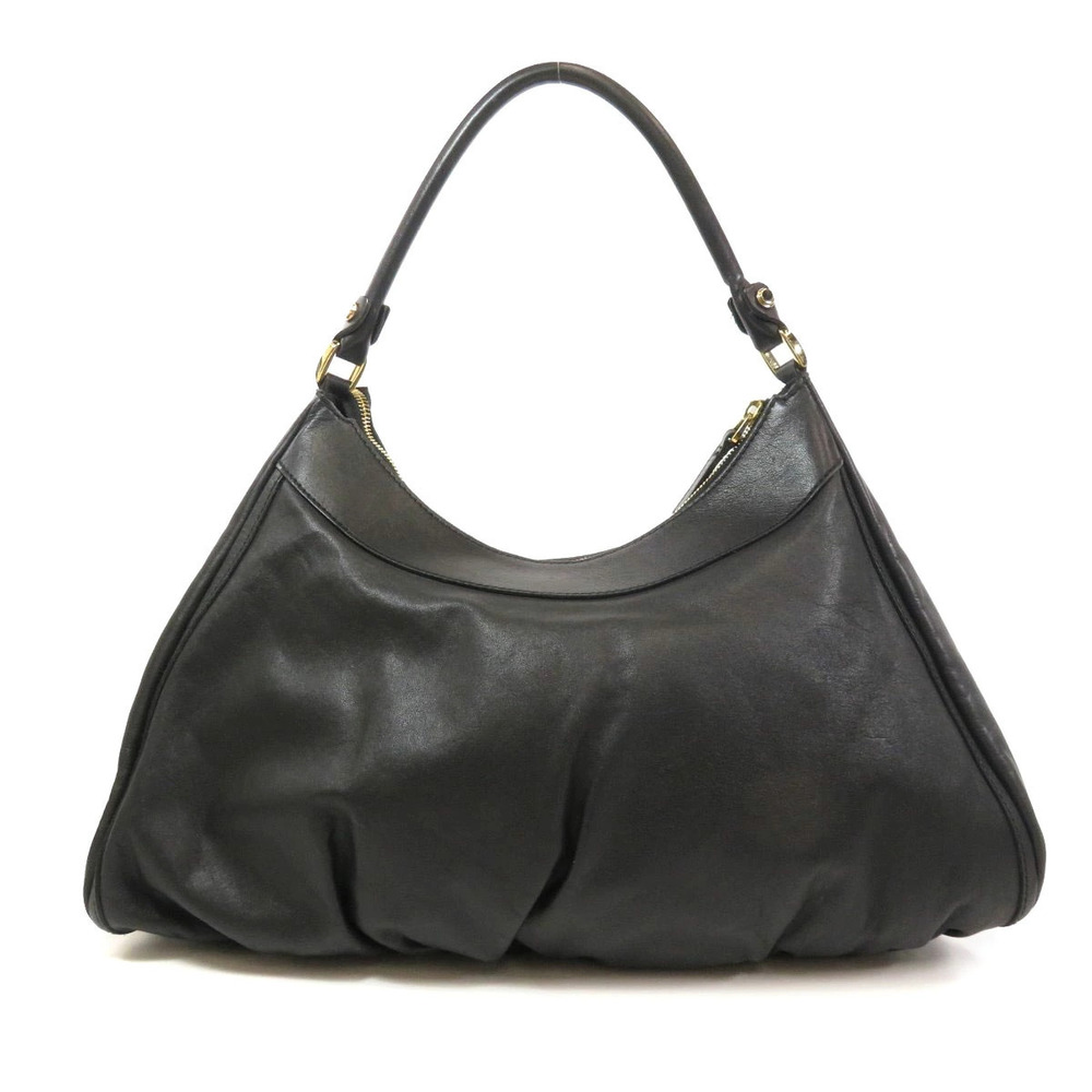 Gucci Leather Shoulder Motif Bag Logo